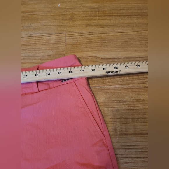 S.C. & Co. Skirt Size 14 Peach Pink with Shorts Underneath Casual Pull on - Picture 11 of 15